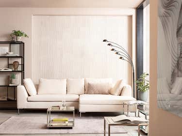 Beige Möbel Einrichtungsideen.