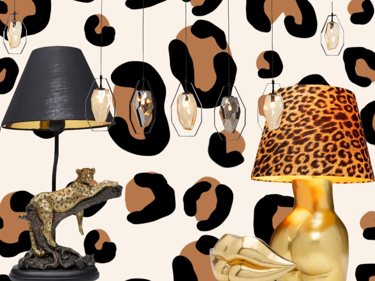 Einrichtung Leopard Muster.