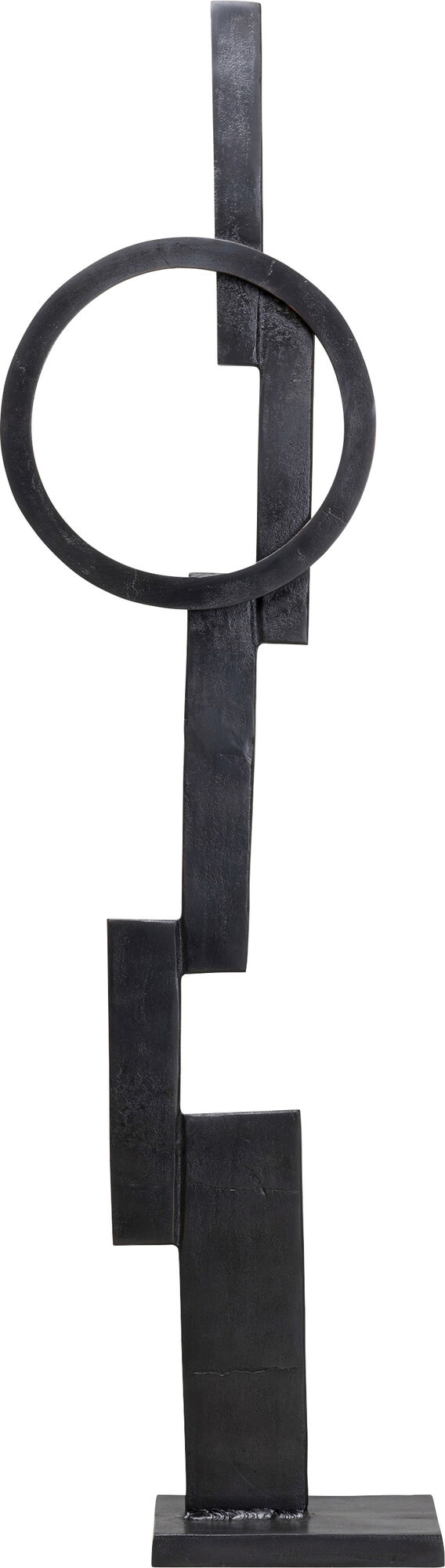 Produktbild von Kare Design Balancing Büste – Schwarze Deko-Figur 53 Cm, Handgearbeitet & Mit Goldenem Akzent