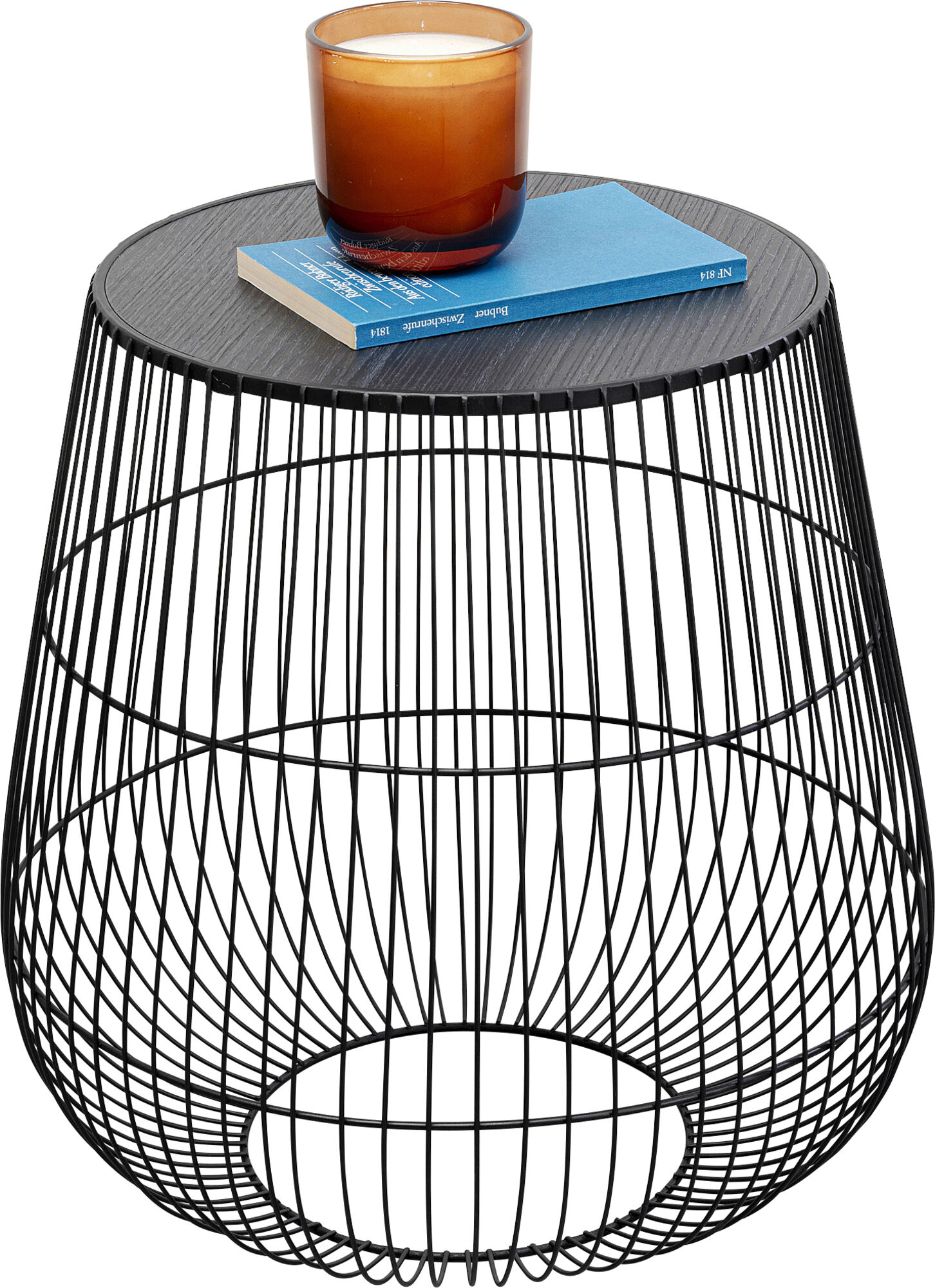 Beistelltisch Beam Schwarz Ø40cm – Grafik-1.