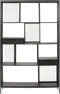 Regal Bologna Schwarz 125x200cm – Grafik-1.