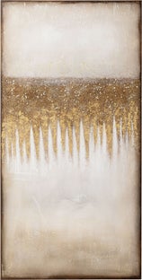 Acrylbild Abstract Fields 100x200cm – Grafik-1.