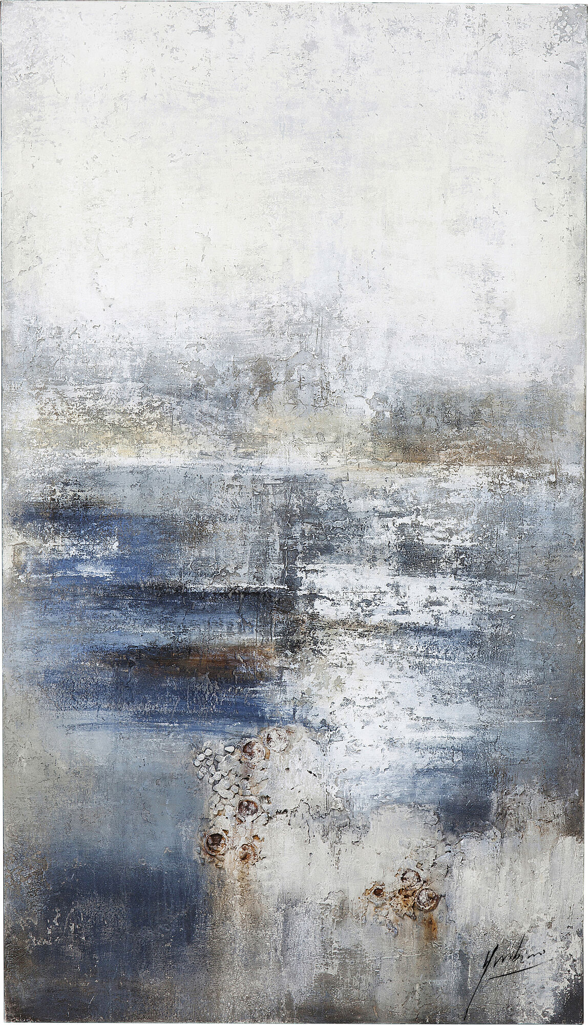 Acrylbild Abstract Into The Night 120x210cm – Grafik-1.