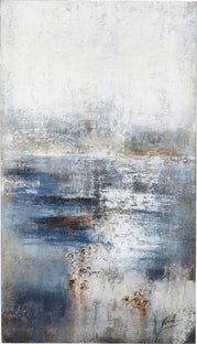 Acrylbild Abstract Into The Night 120x210cm – Grafik-1.