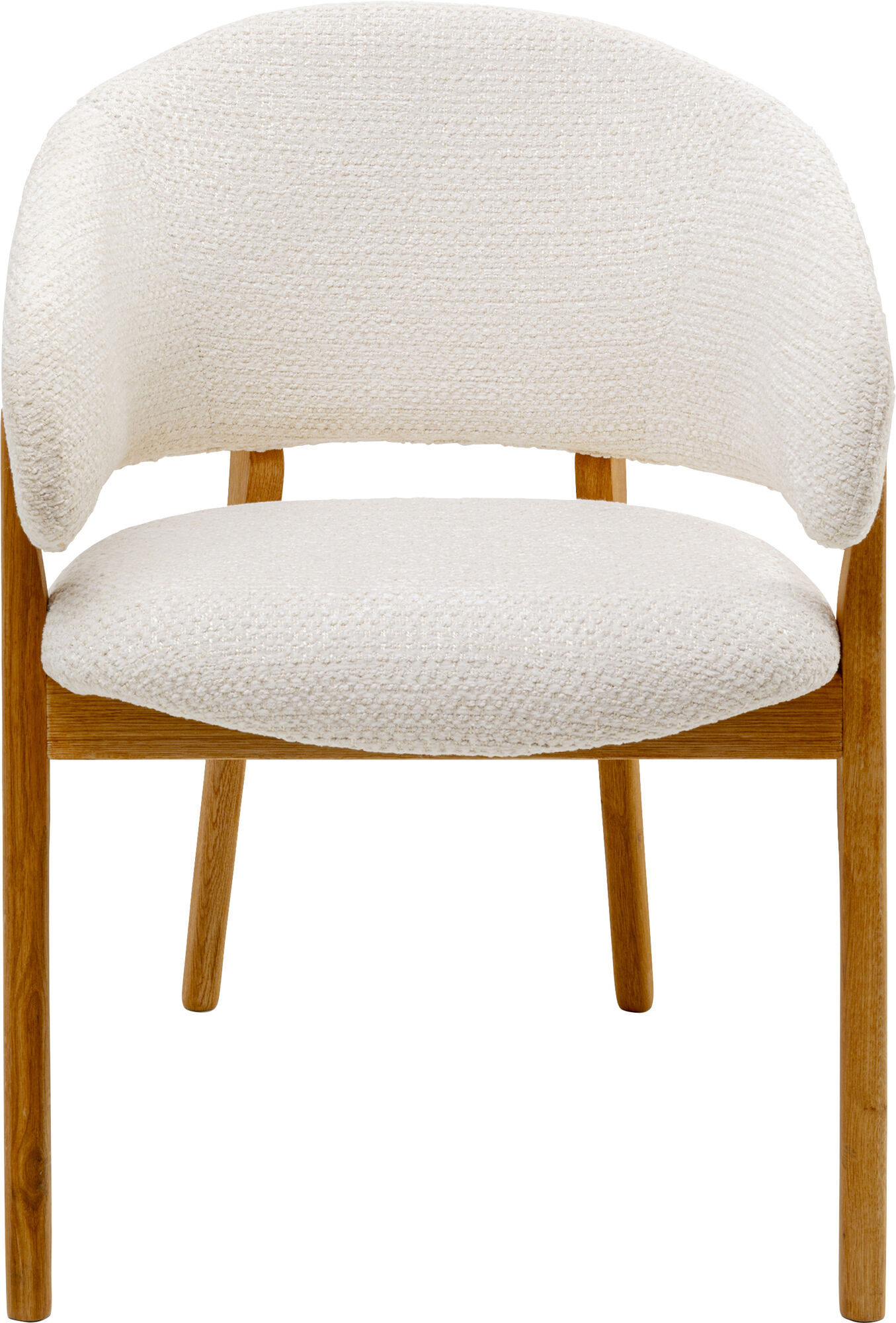 Armlehnstuhl August Ecru Melange – Grafik-1.