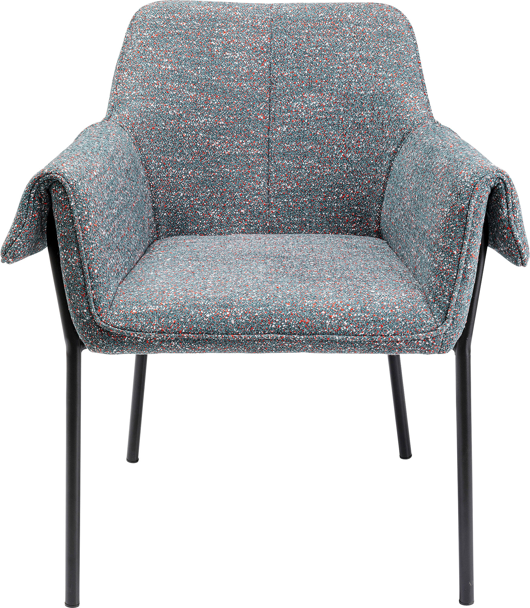 Armlehnstuhl Bess Grau Flitter – Grafik-1.