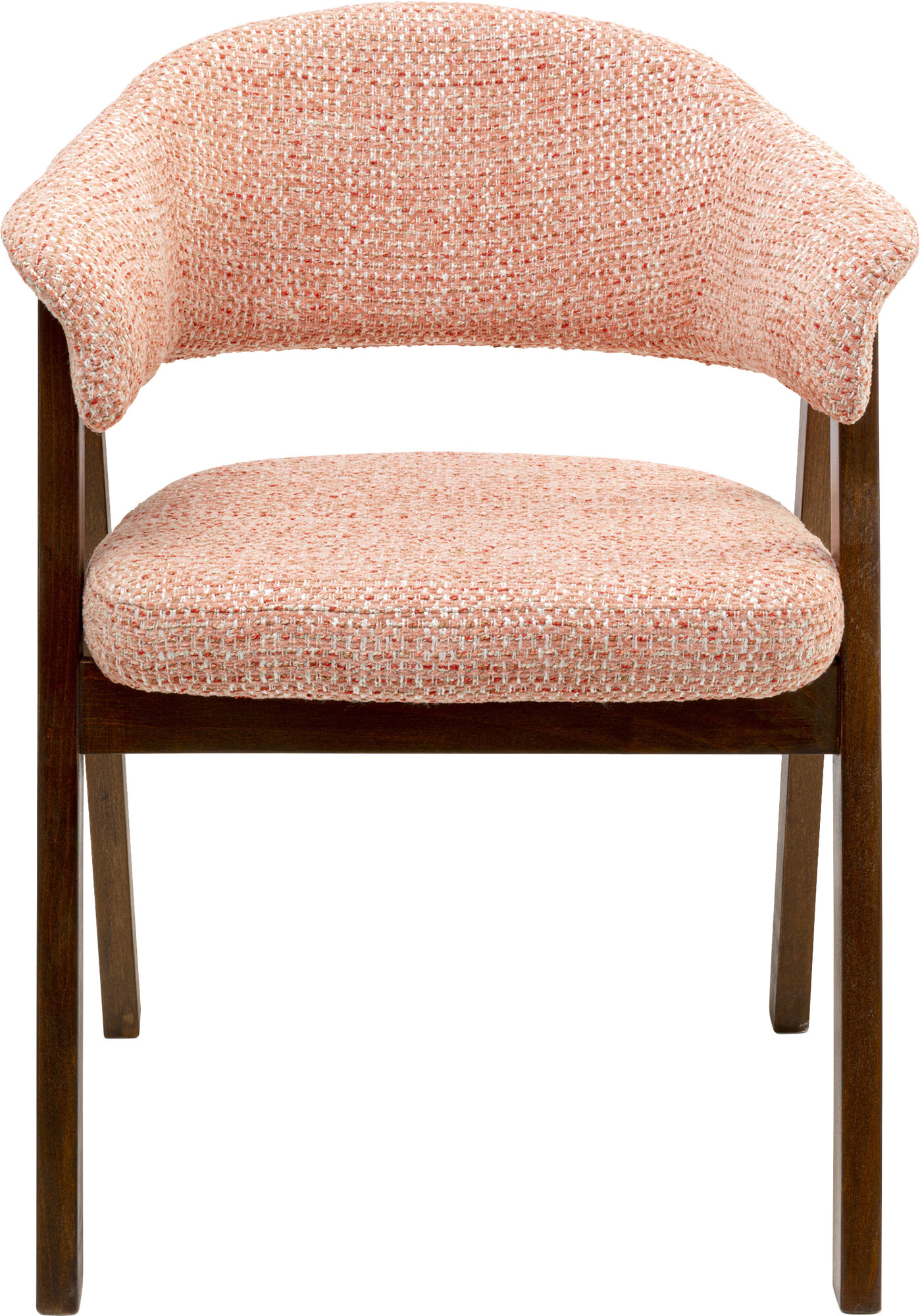 Armlehnstuhl Jonte Boucle Koralle – Grafik-1.