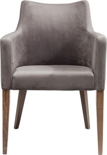 Armlehnstuhl Mode Velvet Grau – Grafik-1.