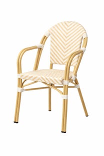 Armlehnstuhl Montmartre Creme/Weiß – Grafik-1.