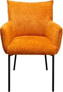 Armlehnstuhl Selma Orange - Einzelstück – Grafik-1.