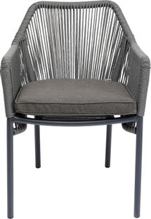 Armlehnstuhl Wave Grau – Grafik-1.