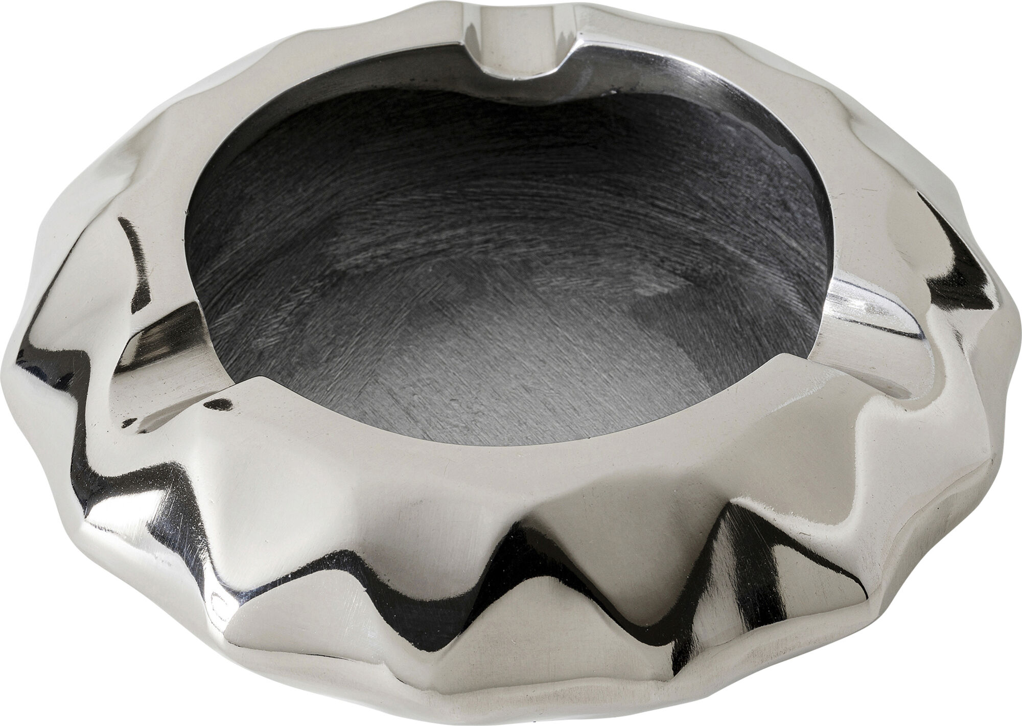 Aschenbecher Avantgard Silber Ø15cm – Grafik-1.