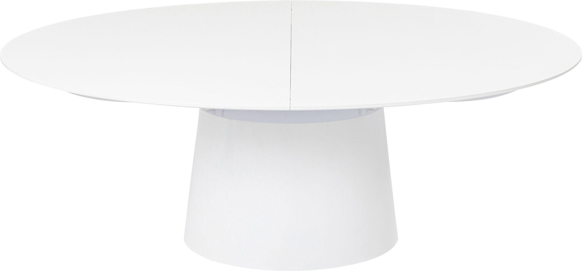 Ausziehtisch Benvenuto Weiß 200(50)x110cm – Grafik-1.