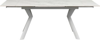 Ausziehtisch Xenia Weiß 140(+30+30)x80cm – Grafik-1.