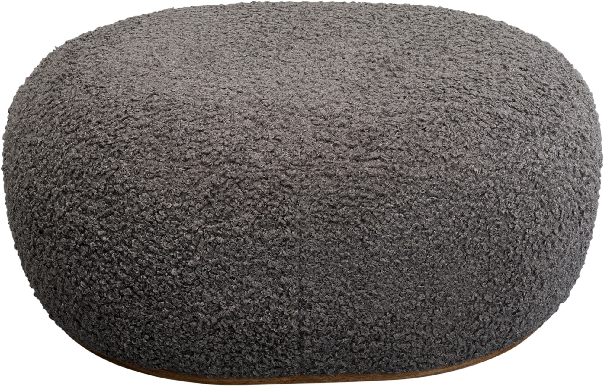 Hocker Pebble Boucle Grau 81cm – Grafik-1.