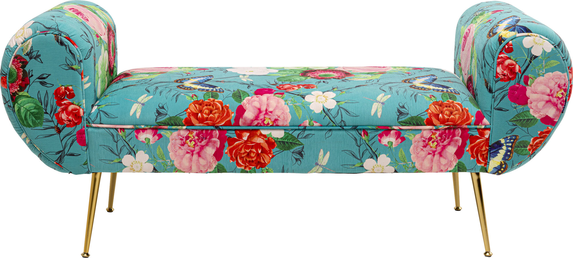 Bank Trono Flower Fever Blau 140cm – Grafik-1.