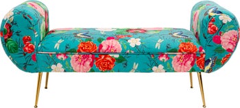 Bank Trono Flower Fever Blau 140cm – Grafik-1.