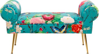 Produkt: Bank Wing Flower Fever Blau 100cm.