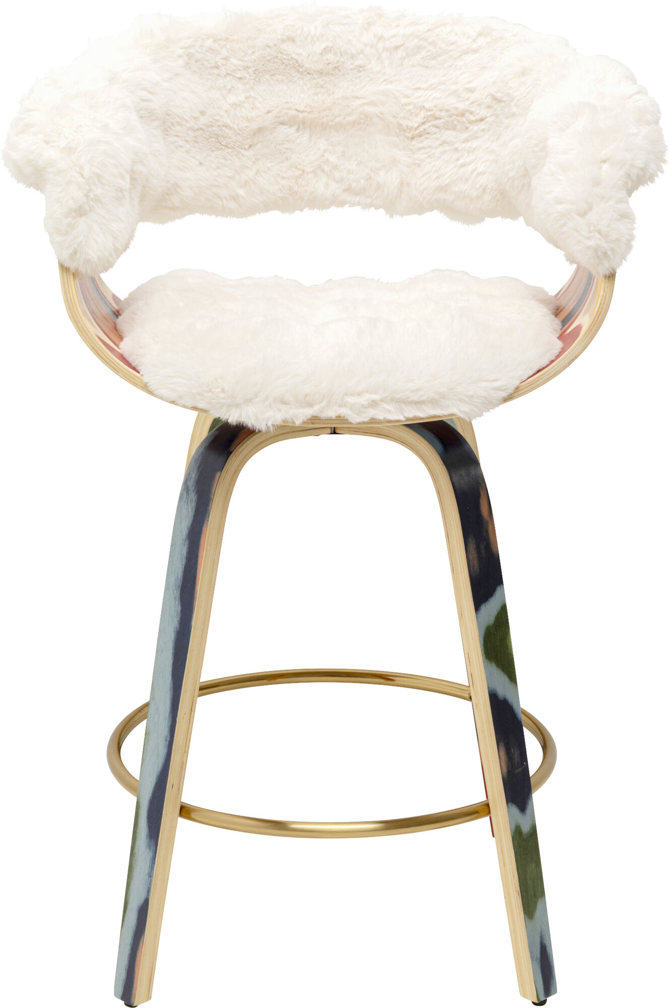 Bardrehstuhl Jackalope - Einzelstück – Grafik-1.