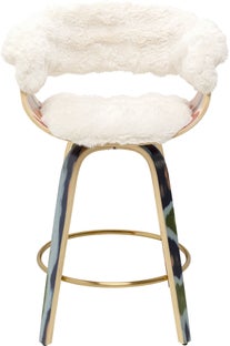 Bardrehstuhl Jackalope - Einzelstück – Grafik-1.