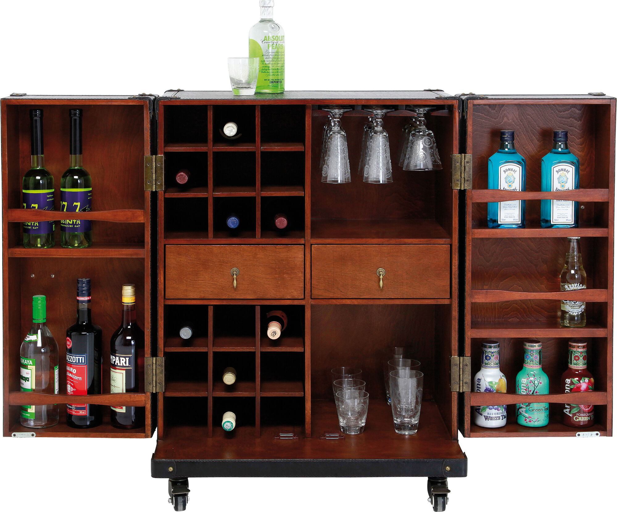 Barschrank Globetrotter Medium – Grafik-1.