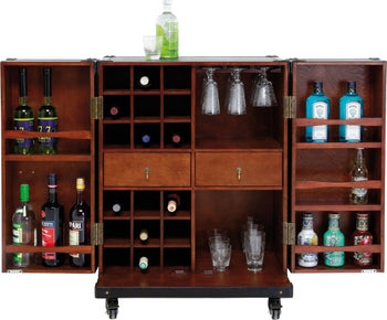 Barschrank Globetrotter Medium – Grafik-1.