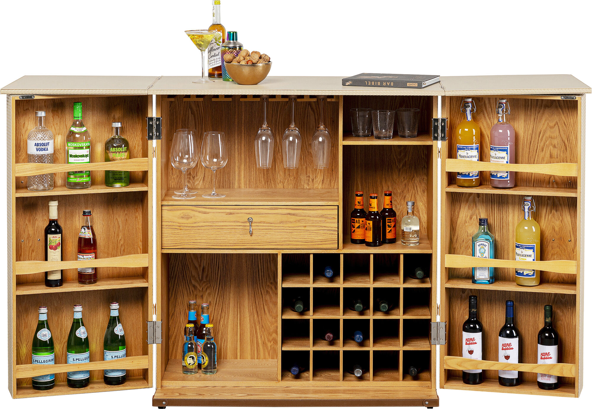 Barschrank Venezia Creme 100x114cm – Grafik-1.