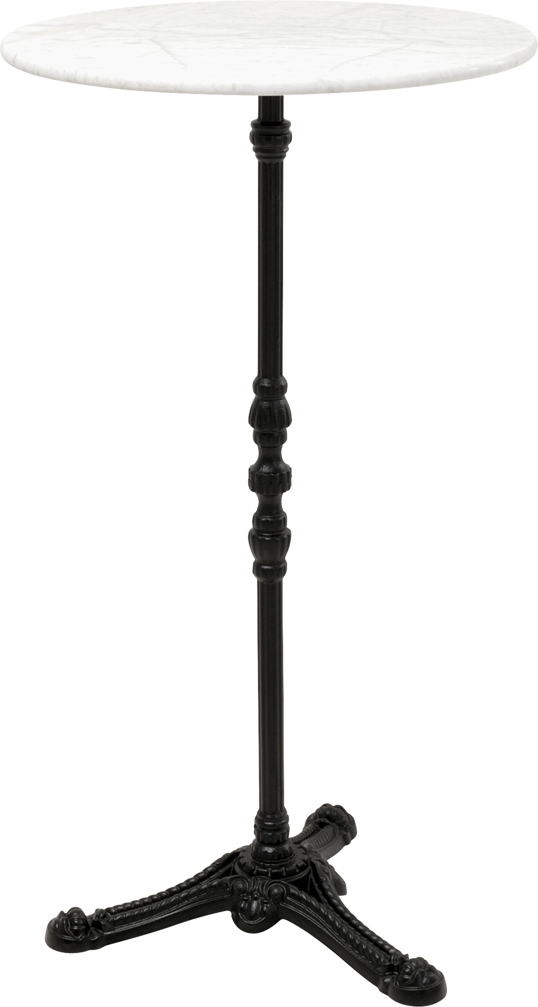 Bartisch Kaffeehaus Weiß Ø60cm