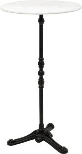 Bartisch Kaffeehaus Weiß Ø60cm – Grafik-1.