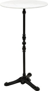 Bartisch Kaffeehaus Weiß Ø60cm – Grafik-1.