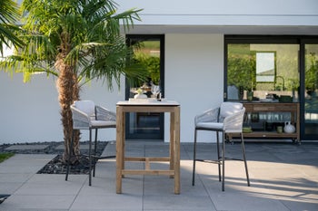 Bartisch Theo Teak 130x80 cm Silverstar Quartz – Grafik-1.