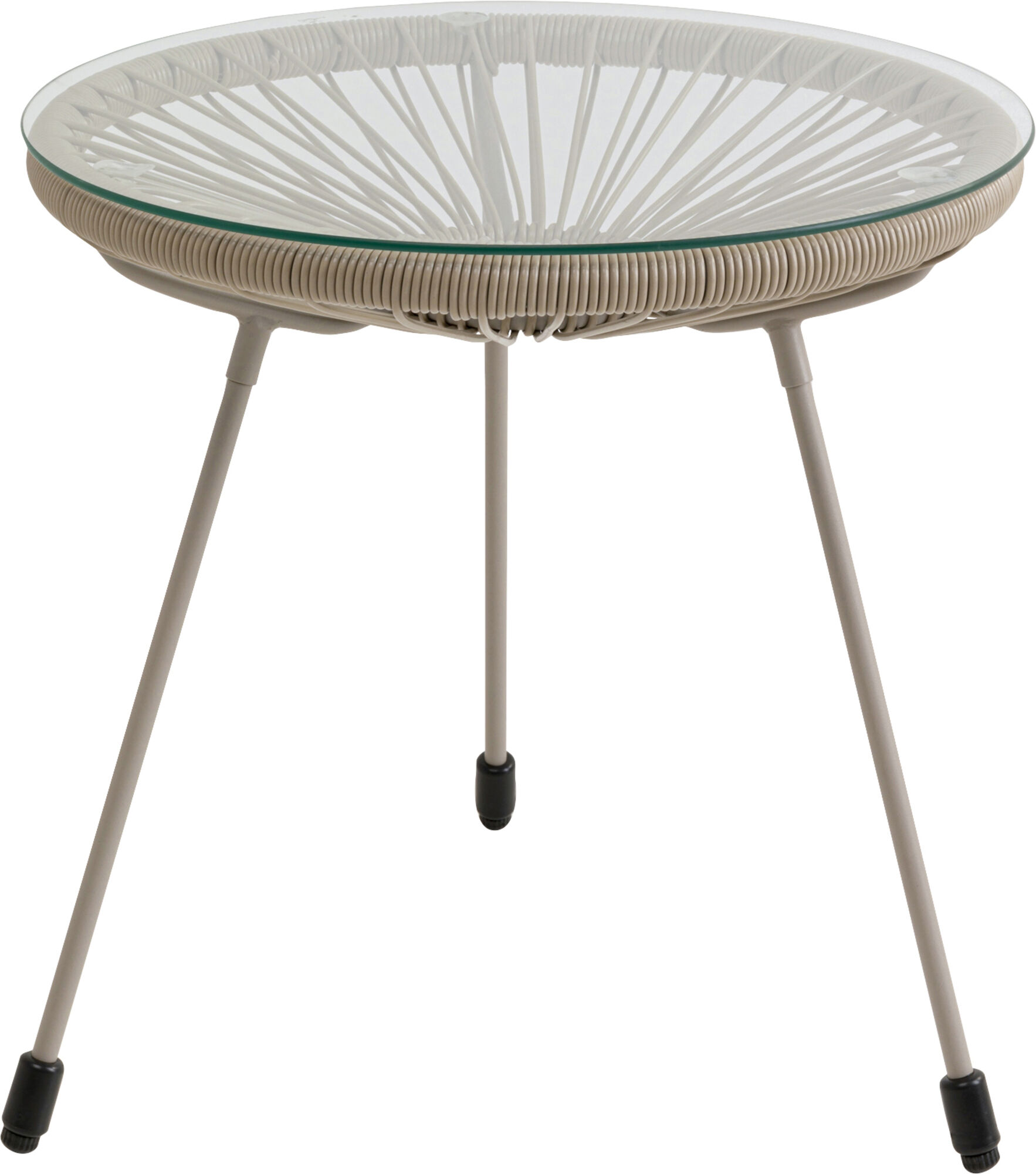 Beistelltisch Acapulco Mono Greige – Grafik-1.