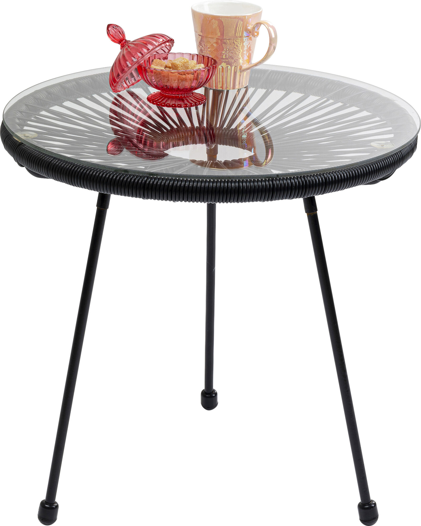 Beistelltisch Acapulco Mono Schwarz – Grafik-1.