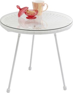 Beistelltisch Acapulco Mono Weiß – Grafik-1.