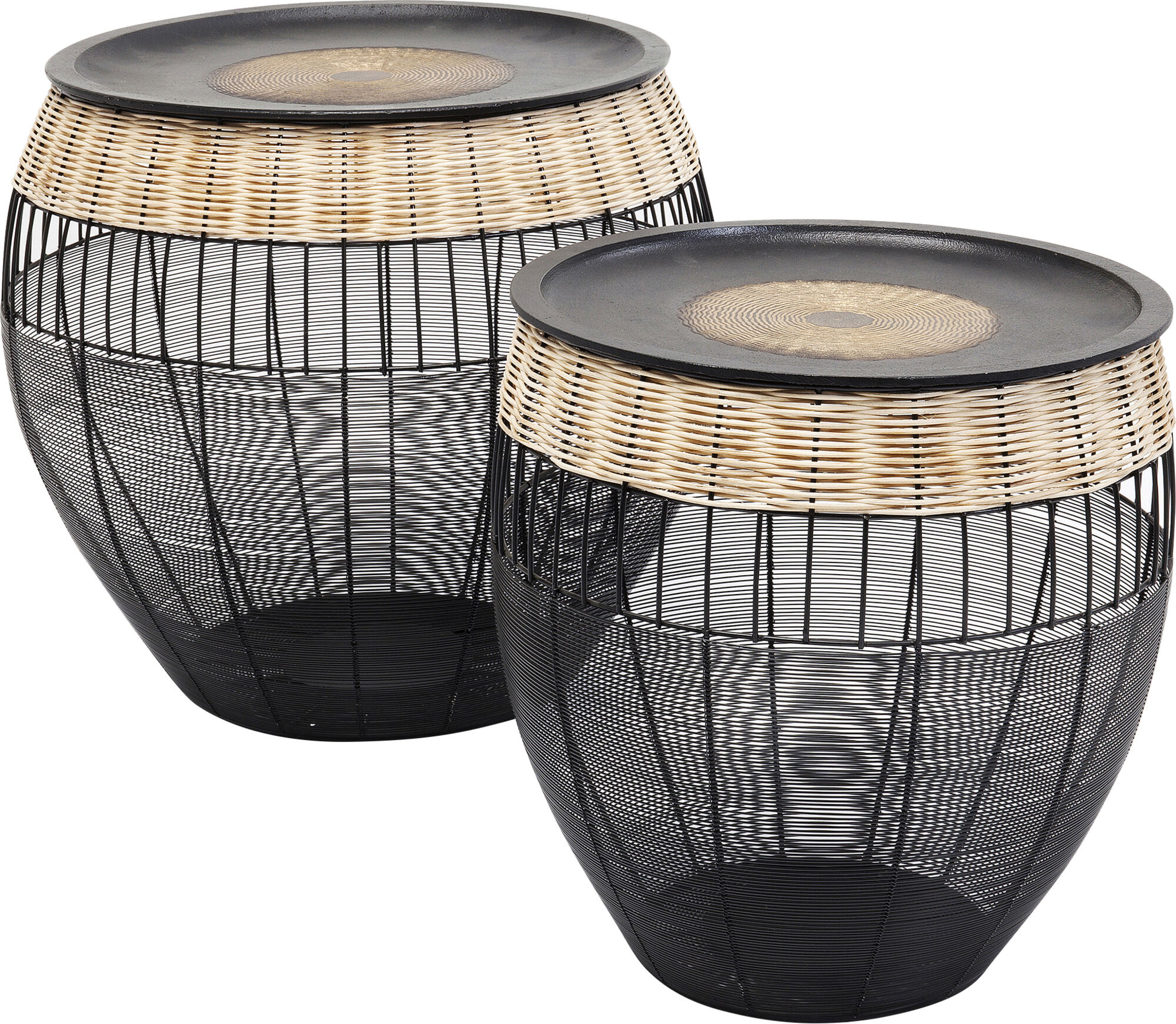 Beistelltisch African Drums (2/Set) – Grafik-1.