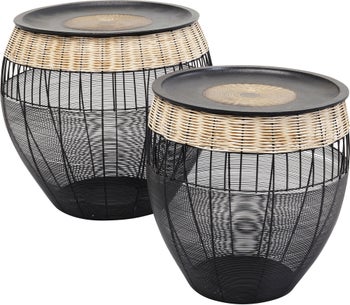 Beistelltisch African Drums (2/Set) – Grafik-1.