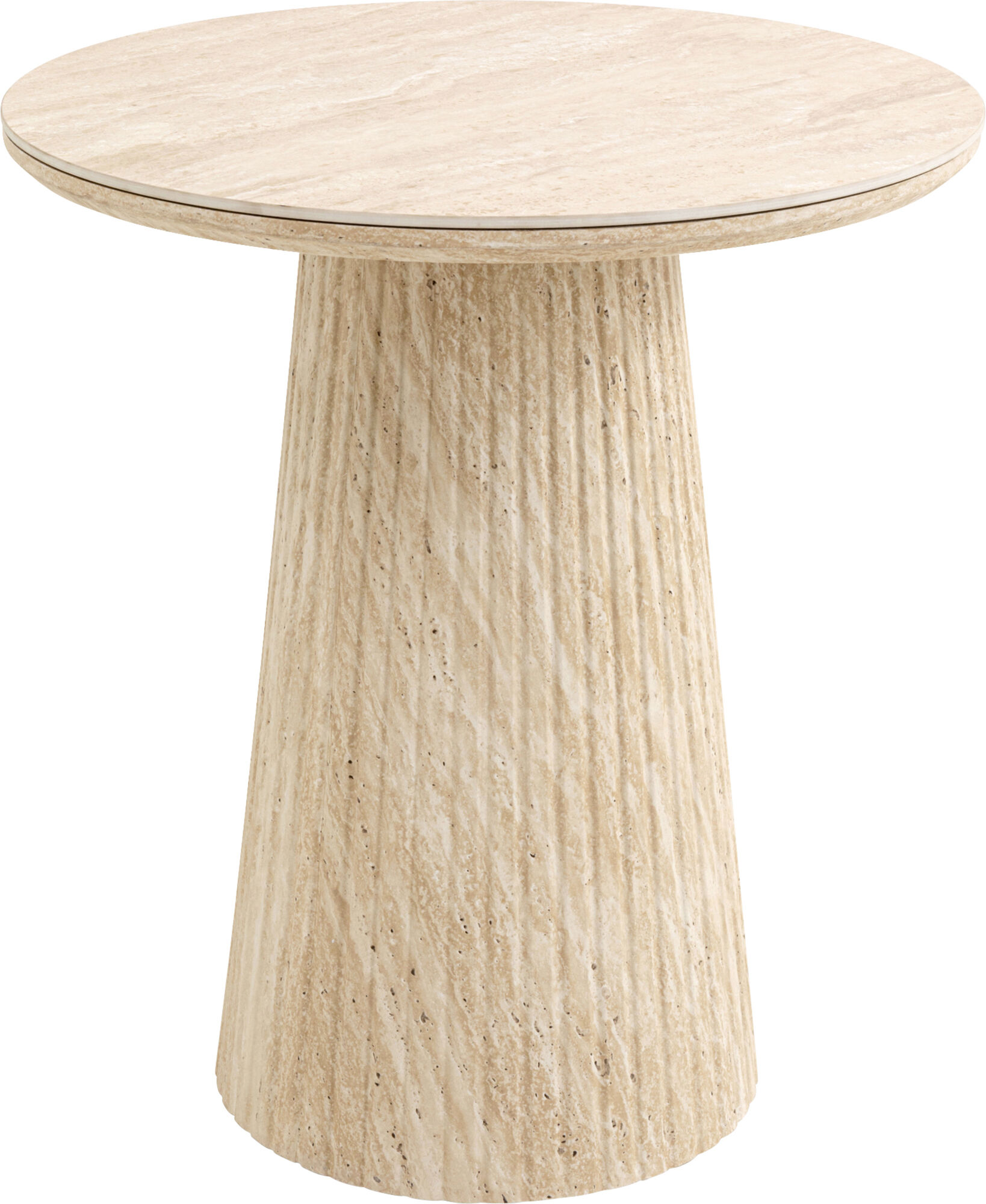 Beistelltisch Alma Travertin Ø50cm – Grafik-1.