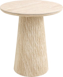 Beistelltisch Alma Travertin Ø50cm – Grafik-1.