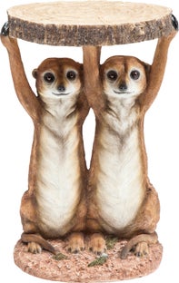 Beistelltisch Animal Meerkat Sisters Ø33cm – Grafik-1.