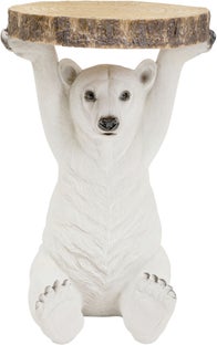 Beistelltisch Animal Polar Bear Ø37cm – Grafik-1.