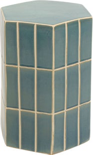 Beistelltisch Bliss Tile Blau 41cm – Grafik-1.