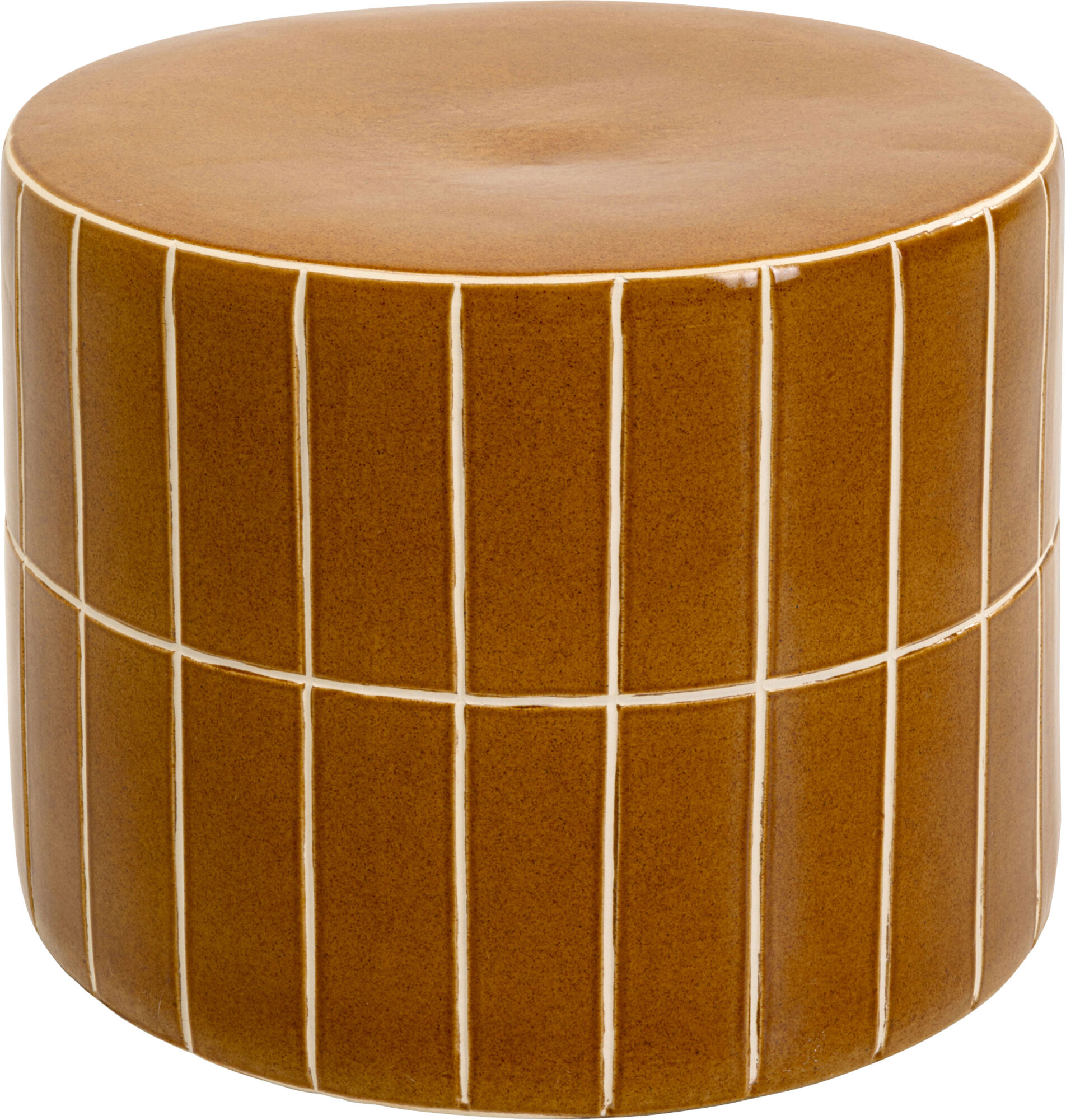 Beistelltisch Bliss Tile Orange Ø42m – Grafik-1.