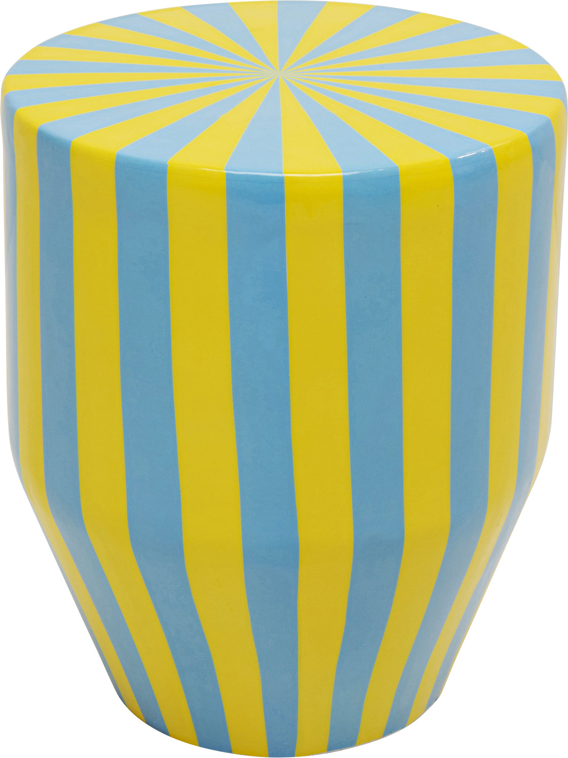 Beistelltisch Candy Stripes Blau Ø30cm