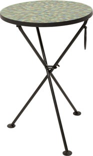 Beistelltisch Clack Mosaic Grün Blau Ø35cm – Grafik-1.