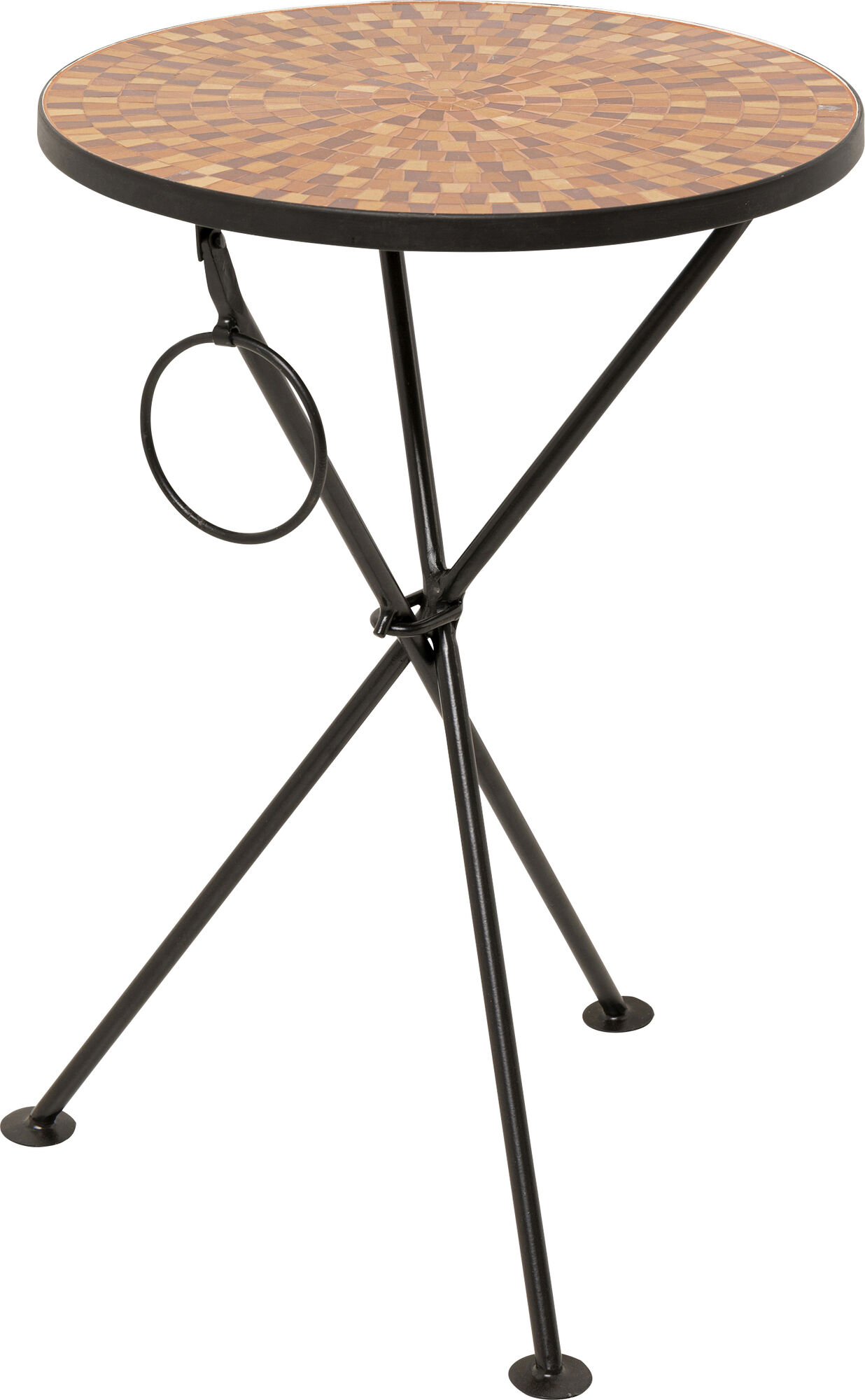 Beistelltisch Clack Mosaic Orange Ø35cm – Grafik-1.