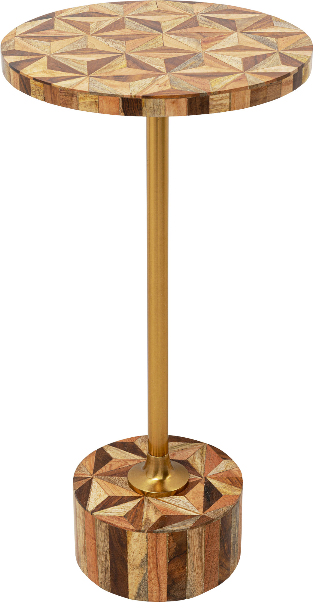 Beistelltisch Domero Geo Braun Ø25cm