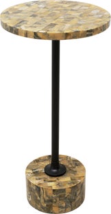 Beistelltisch Domero Mosaic Grau Ø25cm - Einzelstück – Grafik-1.