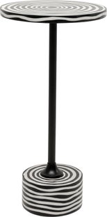 Beistelltisch Domero Swirl Schwarz Ø25cm – Grafik-1.