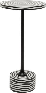 Beistelltisch Domero Swirl Schwarz Ø25cm – Grafik-1.