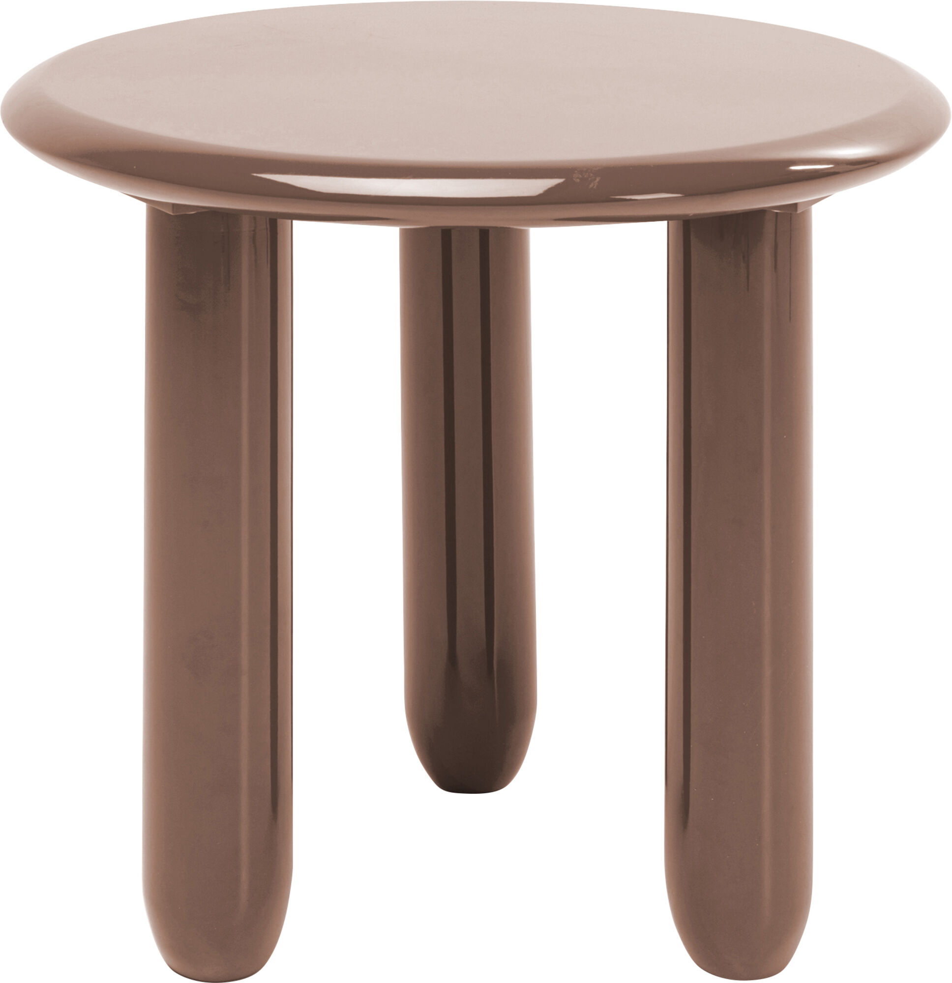 Beistelltisch Eliano Mocha Braun Ø50cm – Grafik-1.